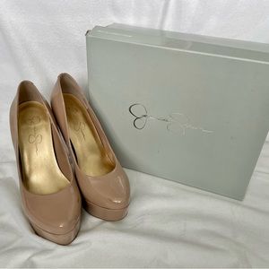 Nude Jessica Simpson Platform Heels Size 8